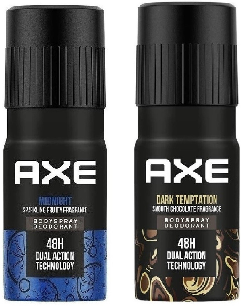 AXE Midnight .Dark Temptation deodorant Body spray 150 ml pack 2
