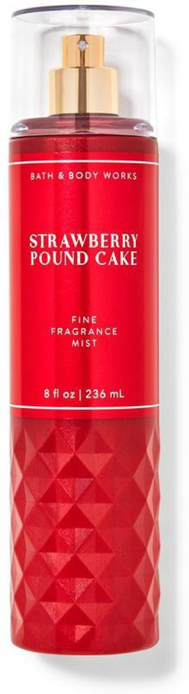 Bath and Body Works Strawberry Pound Cake Fine Fragrance Mist Body