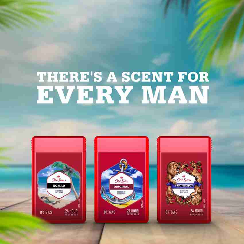 OLD SPICE Original No Gas Deodorant Body Spray Perfume for Men