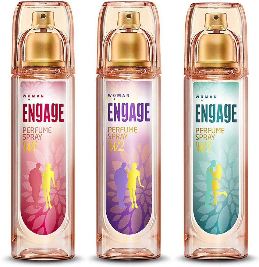 Engage Perfume W1 W2 W3 Perfume Body Spray For Women
