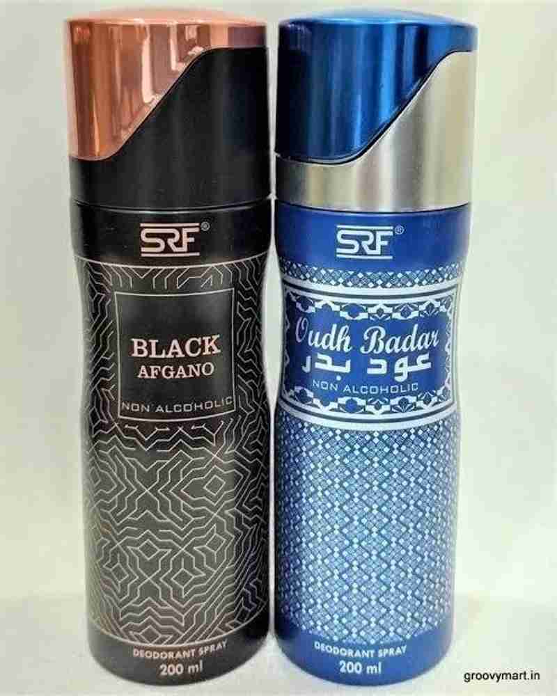 SRF BLACK AFGANO OUD BADAR Deodorant Spray For Men