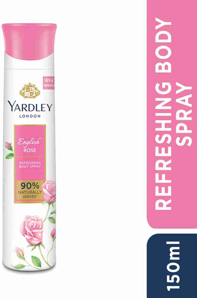 Yardley London by Wipro English Rose Refreshing Floral Scent Body Body Spray For Women
