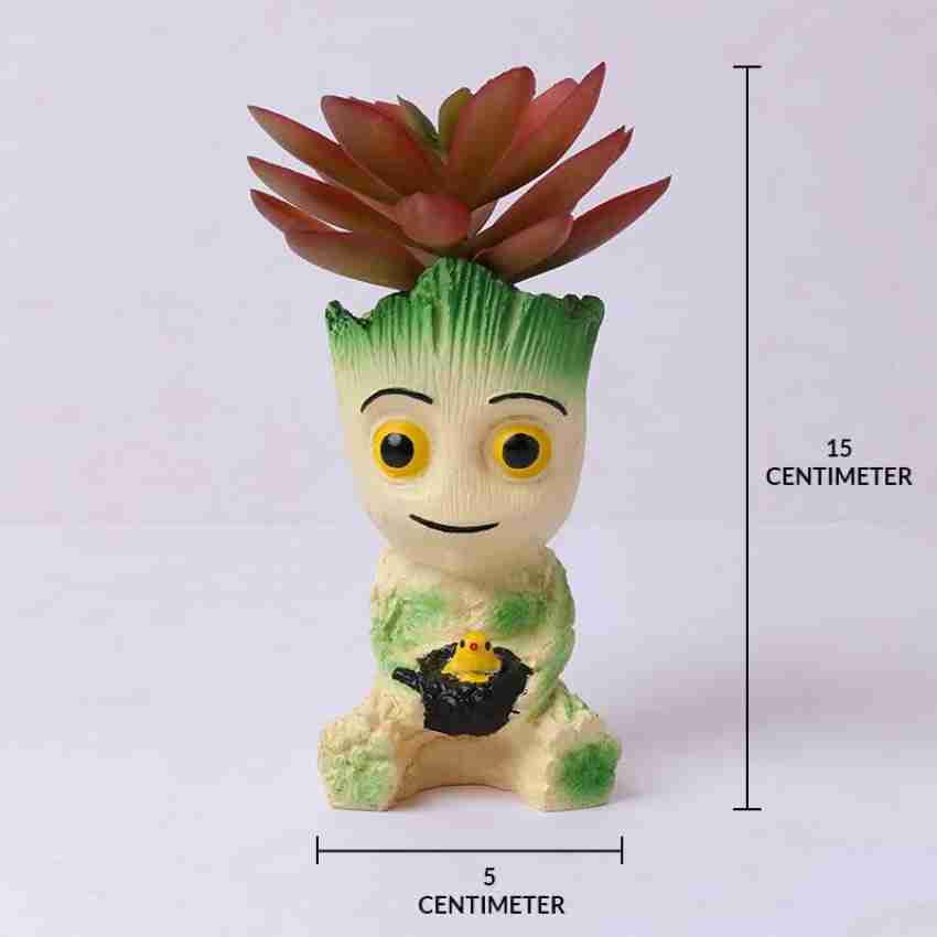 DesiDecor The Galaxy Baby Groot (Patience Groot) - Plastic