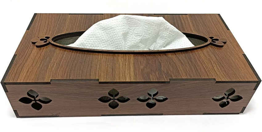 Flipkart PAGHADI 1 Compartments Woodern Wooden Tissue Box