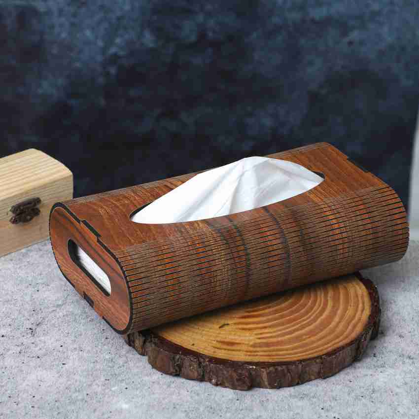 Wooden tissue box cover sales