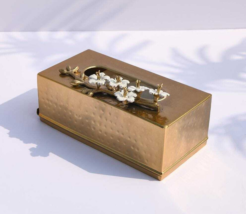Flipkart DOMINANTDECOR 1 Compartments Stainless Steel Brass