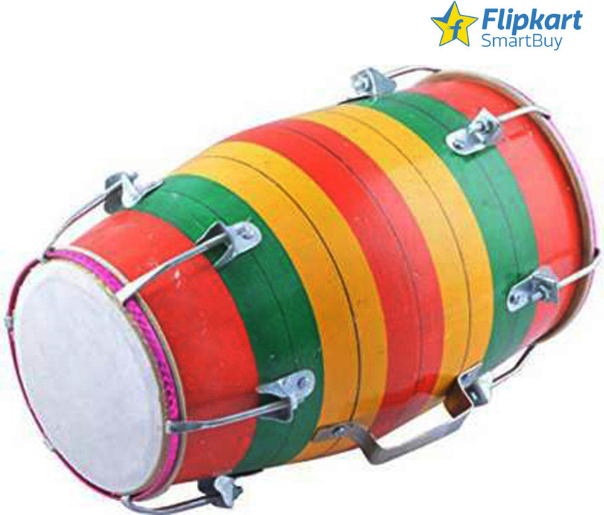 Flipkart SmartBuy 14 inch MIni Dholak for learner Nut Bolts