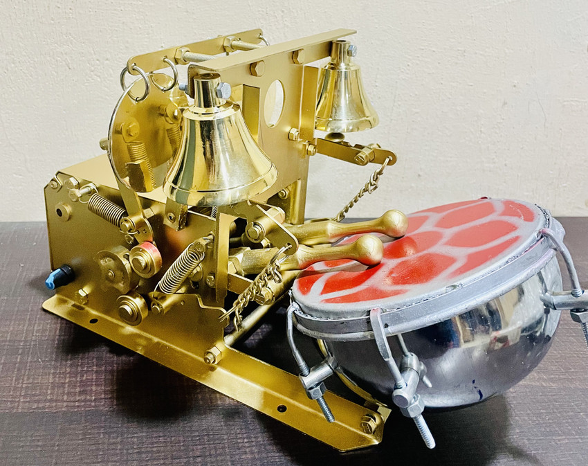 samufy fully automatic electric Mini aarti machine nagara for home