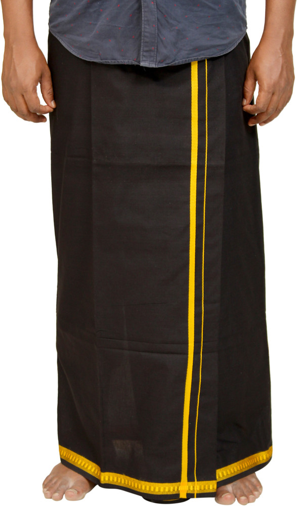 Black cheap colour dhoti