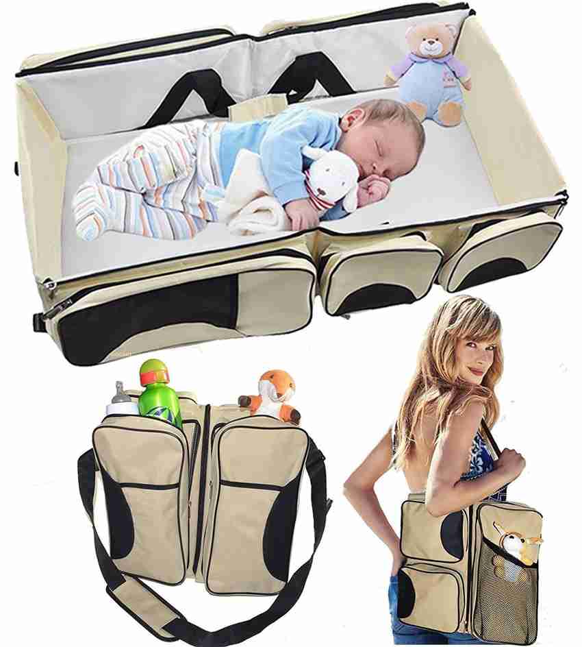 GOCART 2 in 1 Baby Portable Cot Outdoor Multifunctional Diaper Bag