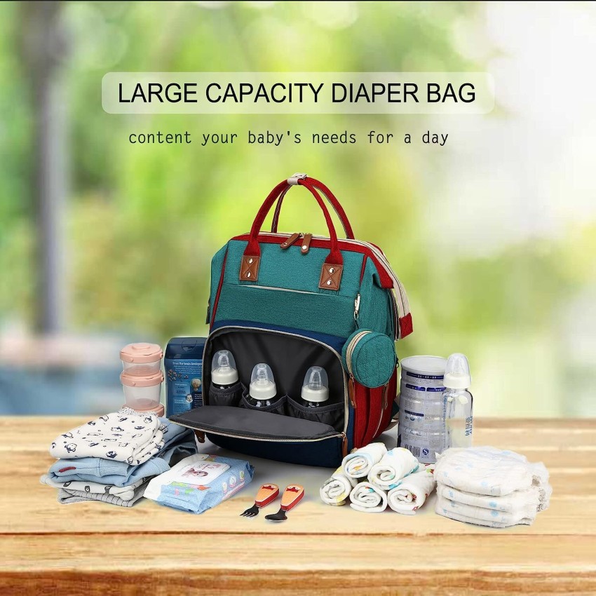 HOUSE OF QUIRK Diaper Bag Maternity Backpack, Baby Girl Boy Diaper  Bag-40X30.4X15.2 Cm Diaper Bag