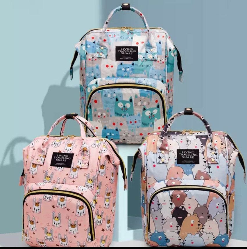 Girly diaper bag backpack sales