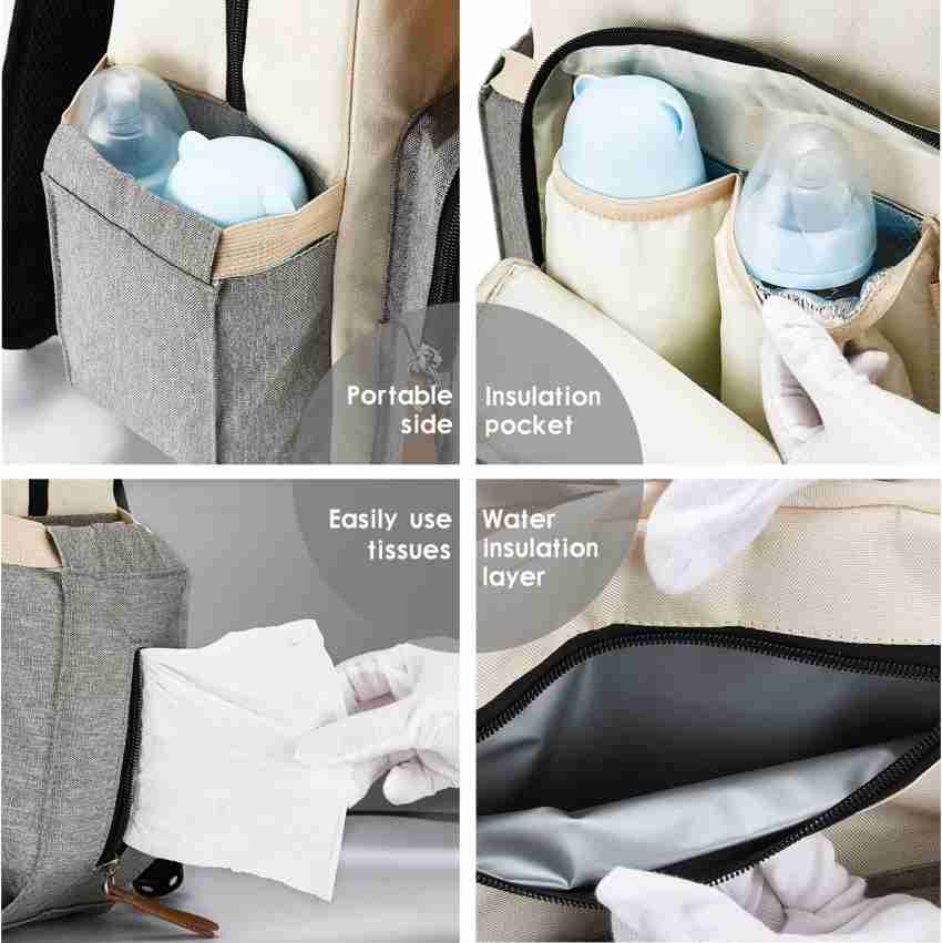 HOUSE OF QUIRK Diaper Bag Maternity Backpack, Baby Girl Boy Diaper  Bag-40X30.4X15.2 Cm Diaper Bag
