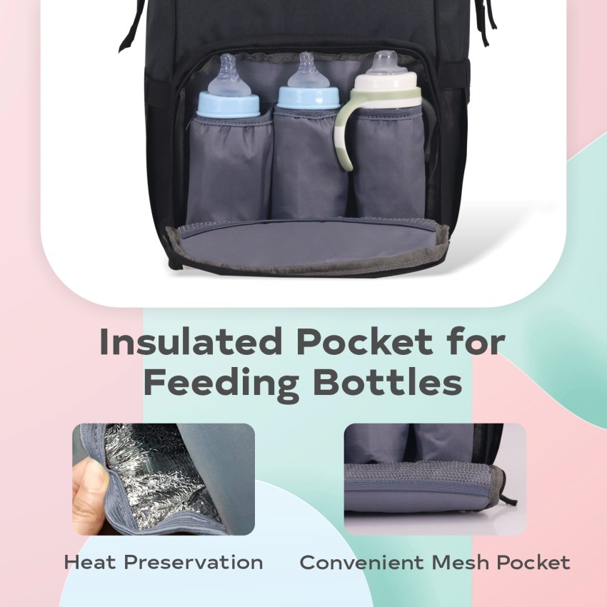 Baby Diaper Bag Mommy Bag Multifunctional Breast Milk Preservation Bag  Portable Food Storage Insulation Bag Backpack 