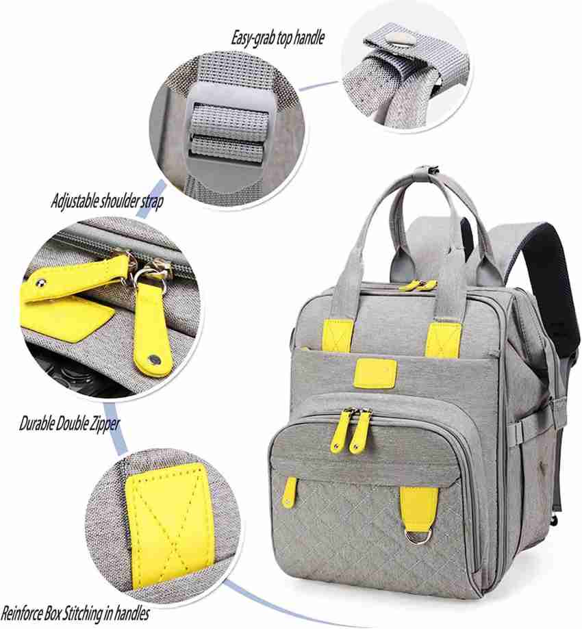 HOUSE OF QUIRK Diaper Bag Maternity Backpack, Baby Girl Boy Diaper  Bag-40X30.4X15.2 Cm Diaper Bag