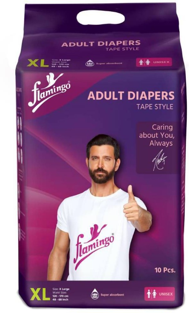 Flamingo Adult Diapers (Extra Large) Buy Online at best price in India  from