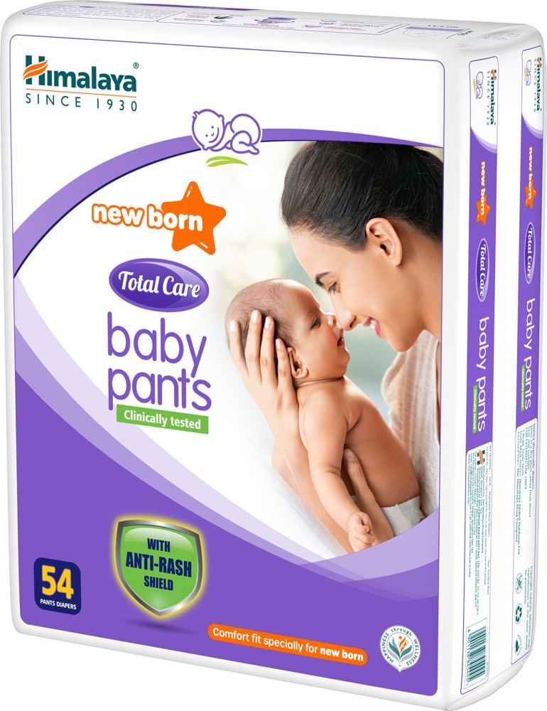 Buy Himalaya Total Care Baby Pants Diapers Medium M 78 Count 7  12  kg With AntiRash Shield Indian Aloe Vera and Yashad Bhasma Silky Soft  Inner Layer Online at Low Prices