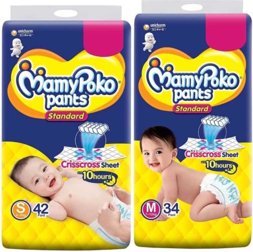 Buy MamyPoko Pants Extra Absorb Baby Diapers Large L 74 Count 914 kg  Online at Low Prices in India  Amazonin