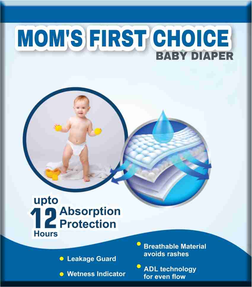 MOM'S FIRST CHOICE Complete Comfort Wonder Pants, Baby Diaper
