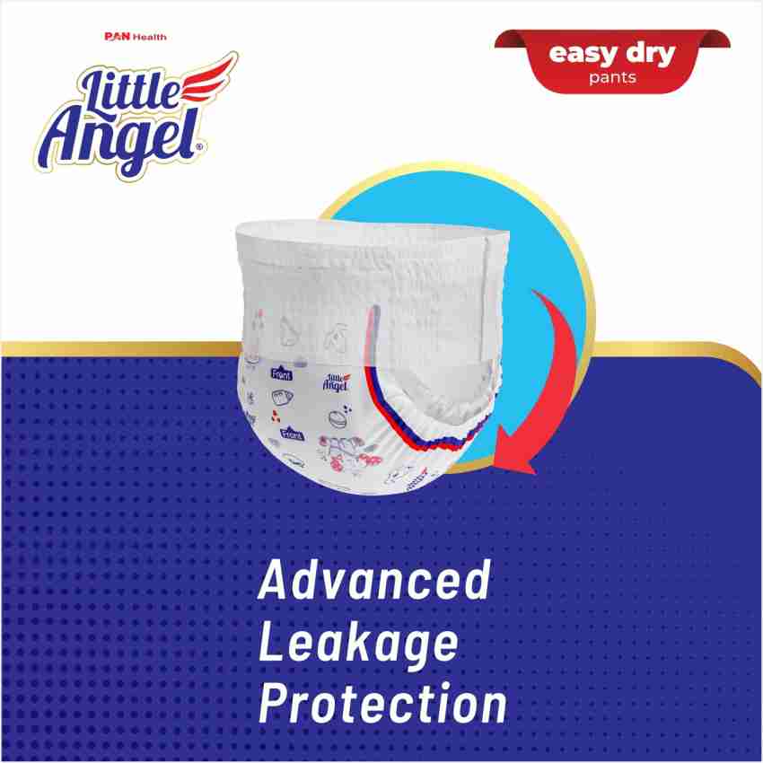 Little Angel Easy Dry Diaper Pants with 12 hrs absorption Large Size, 9-14  Kgs - L