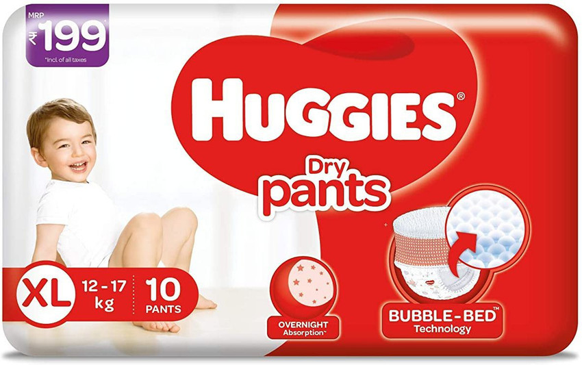 Huggies Dry Pants Diaper XL size 10 M Buy 10 Huggies Pant