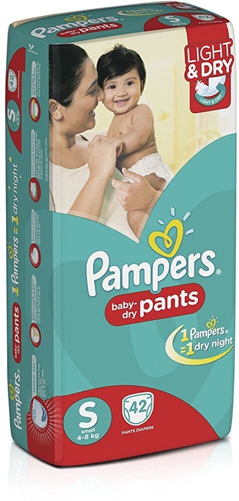 Pampers Active Baby Taped Diapers 56Pcs (Xl)