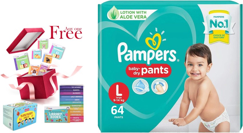 Pampers pants large 64 hot sale pieces