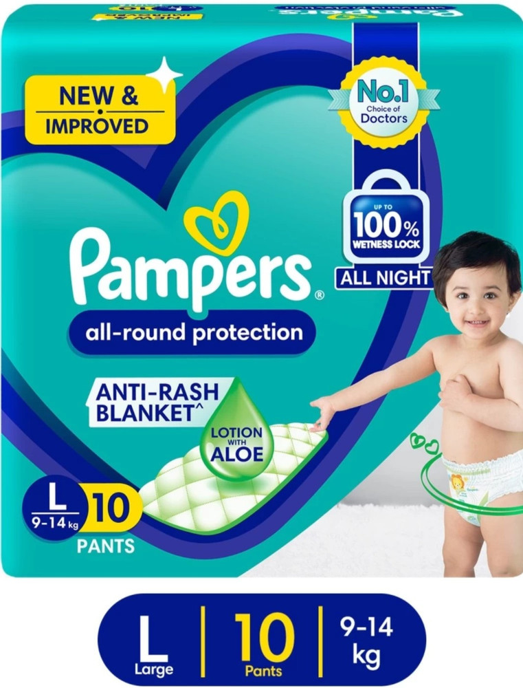 Flipkart pampers l size sale
