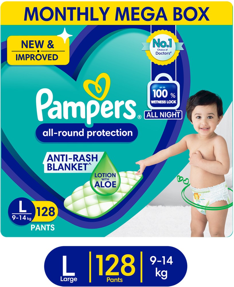 Pampers pants large store 128 best price