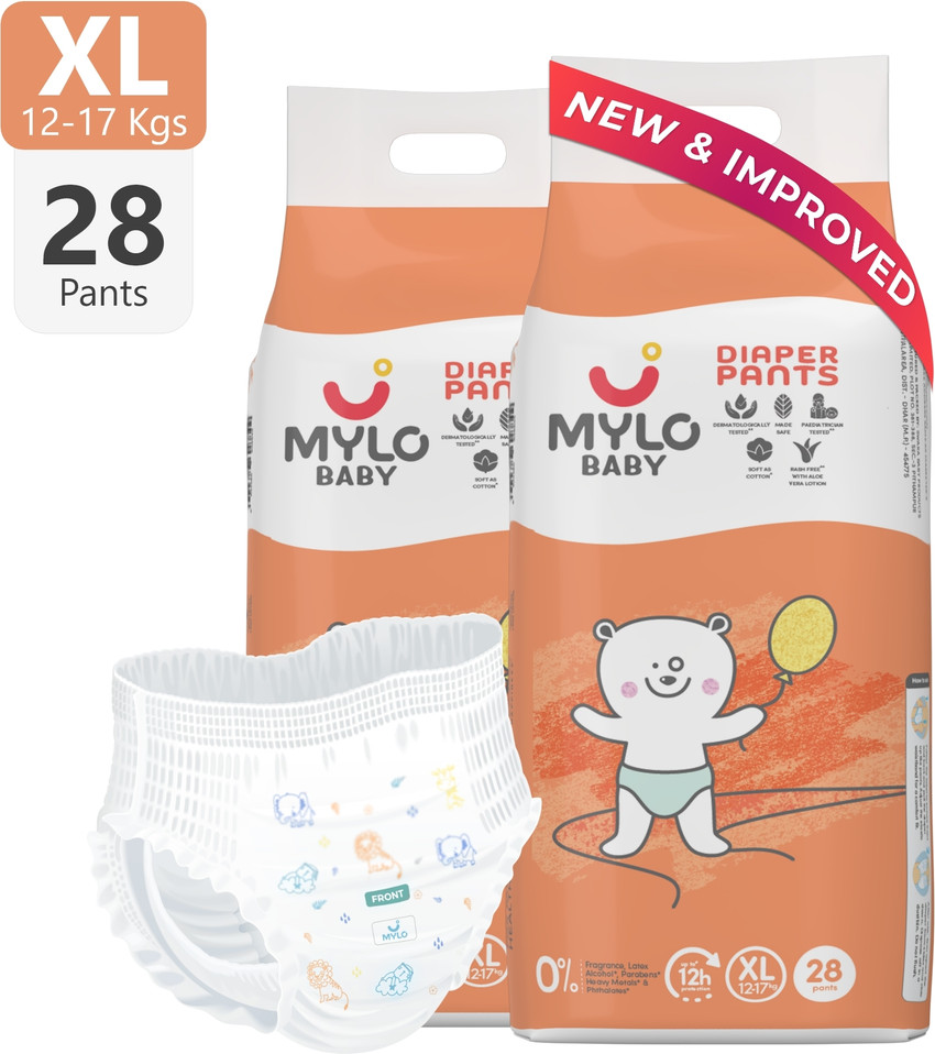MYLO Baby Diaper Pants Super Absorbent with Aloe Vera Leak