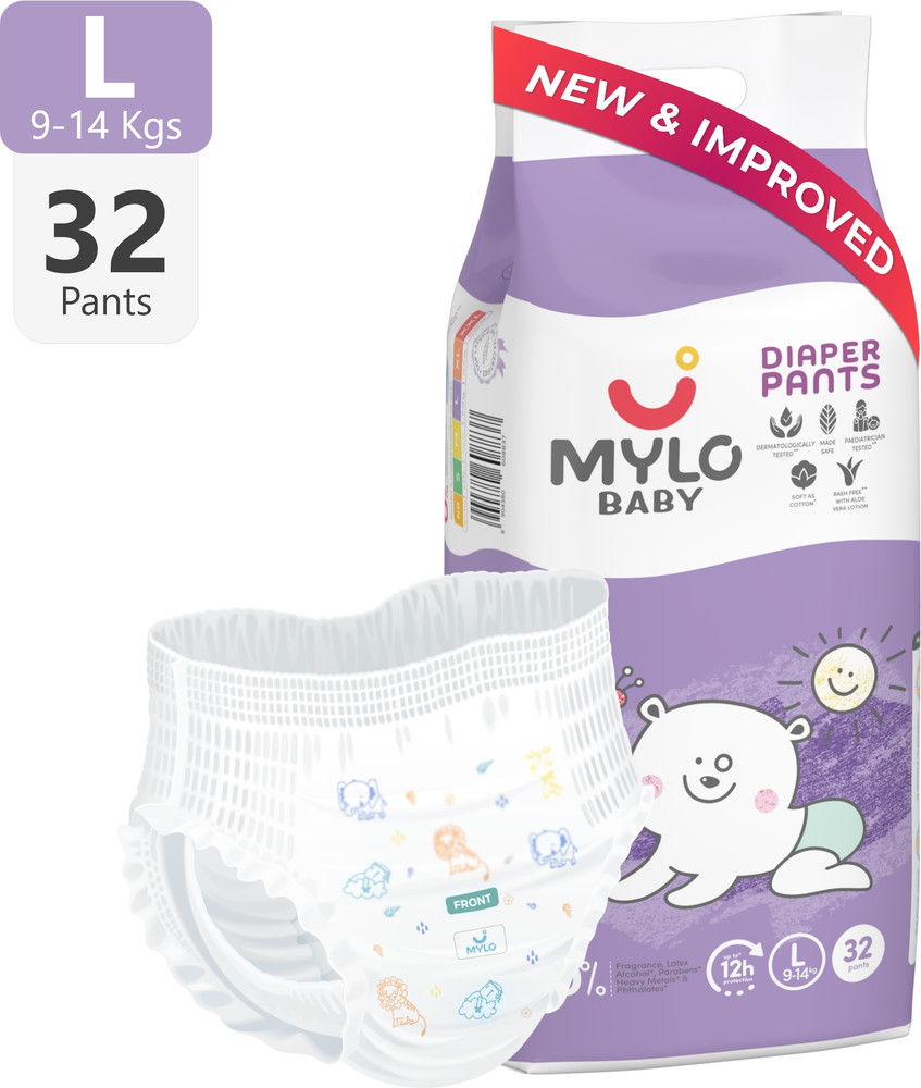 MYLO Baby Diaper Pants Super Absorbent with Aloe Vera Leak
