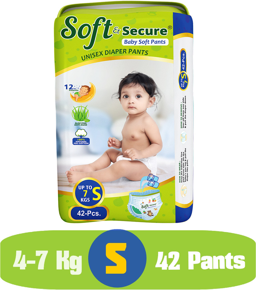 soft secure Baby Diaper Pants Double Layer Leakage Protection
