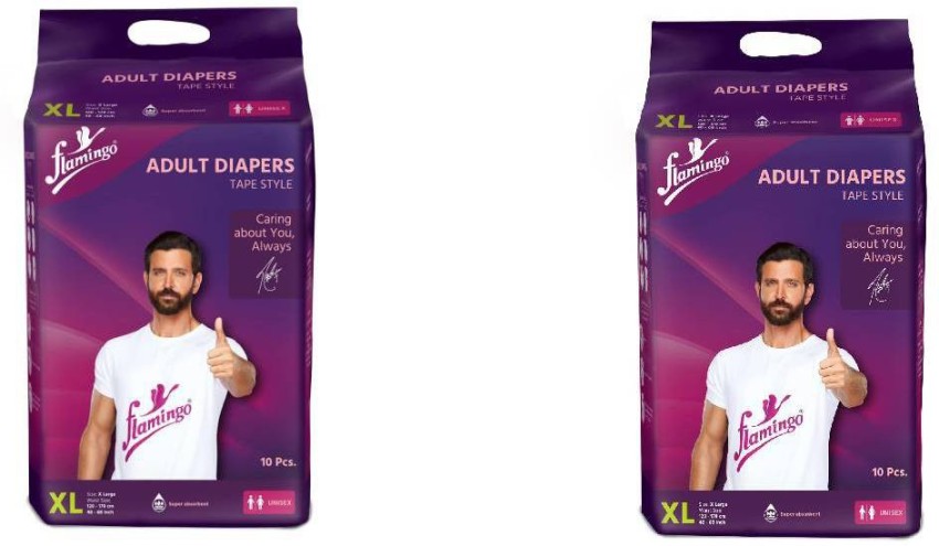 Flamingo Adult Diapers (Extra Large) Buy Online at best price in India  from