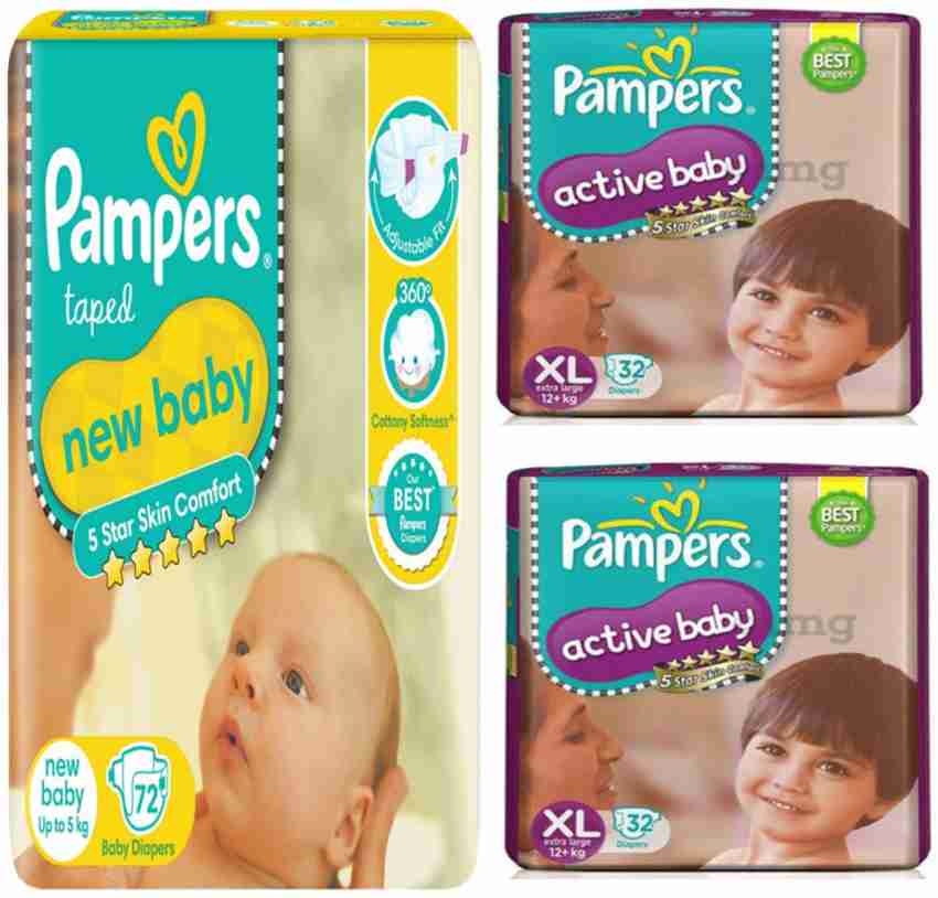 Pampers new baby diapers 72 shop