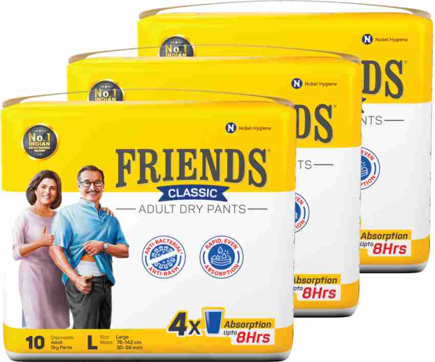 FRIENDS Classic Diaper Pull Ups Pants Adult Diapers - L - Buy 30