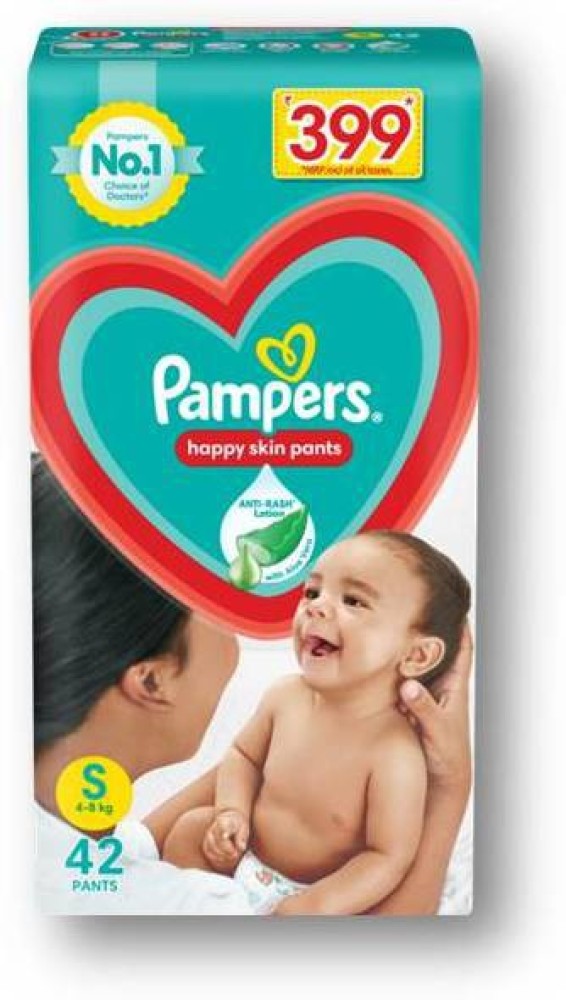 Pampers All round Protection Pants Large size baby diapers LG 42 Count