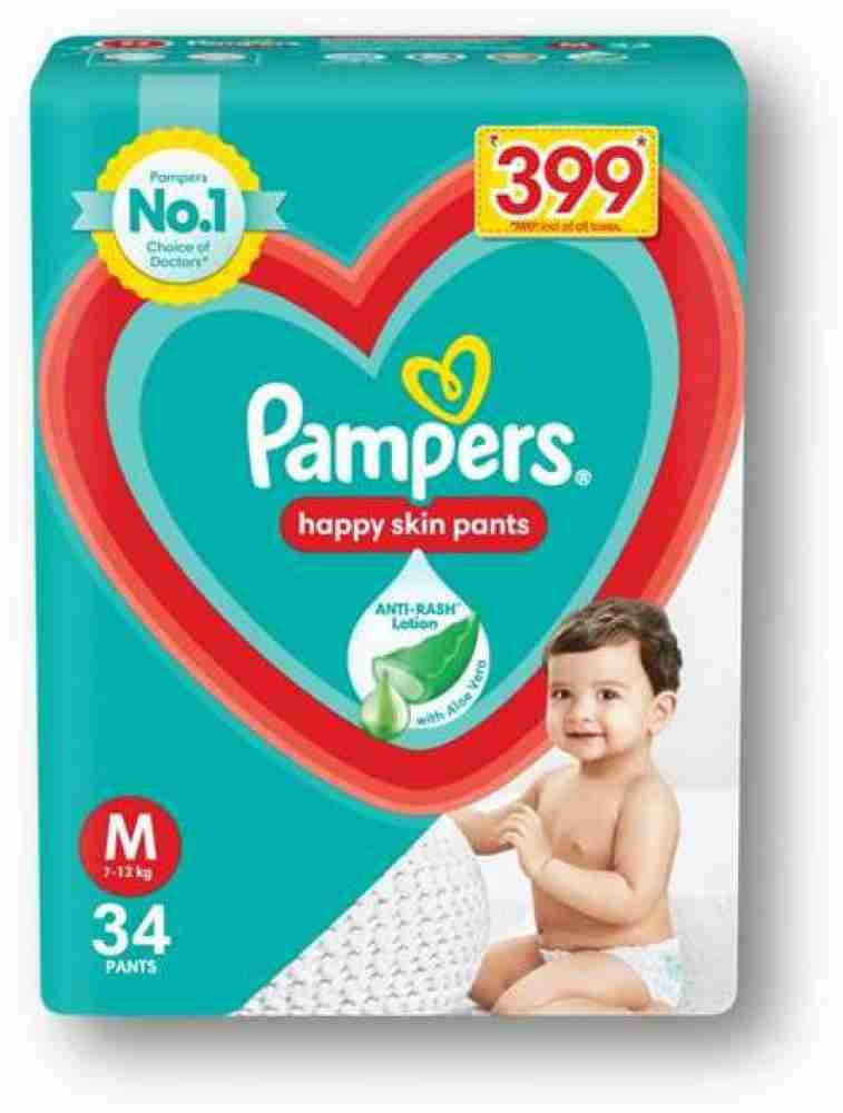 Pampers Pant Diapers Medium 34 - M - Buy 34 Pampers Pant Diapers