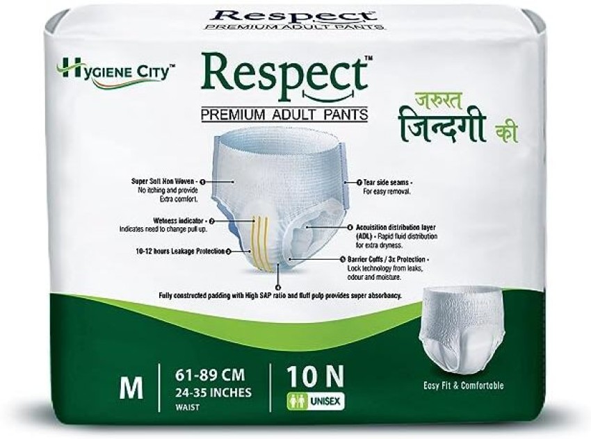 ELDURO Adult Diaper Medium Size, 61-115 cm (24 - 45)