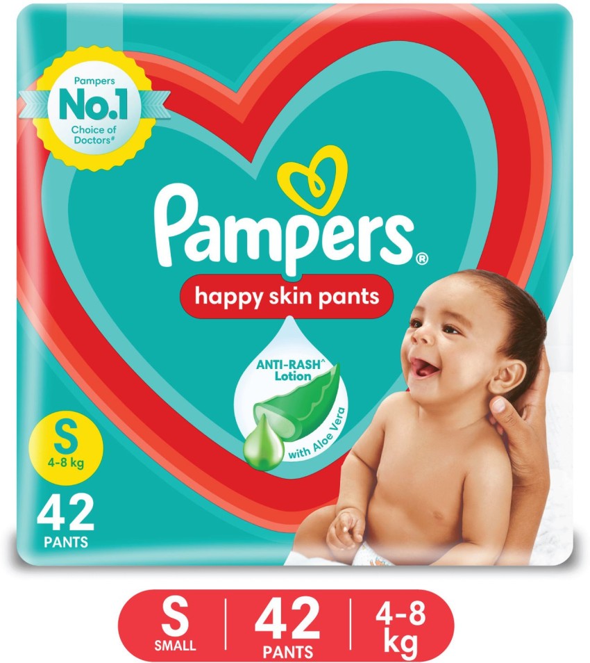 Pampers All round Protection Pants Large size baby diapers L42 Count  Anti Rash diapers Lotion with Aloe Vera  L  Buy 42 Pampers Cotton Pant  Diapers  Flipkartcom