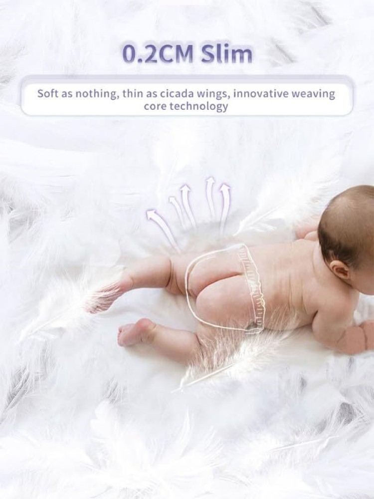 Absorbent Overnight Diaper: Made with unique 3D Core Technology