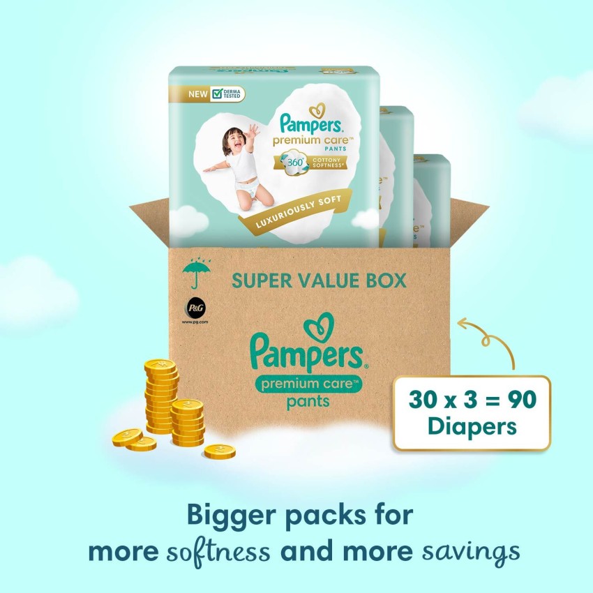 Pampers premium best sale xxl pants