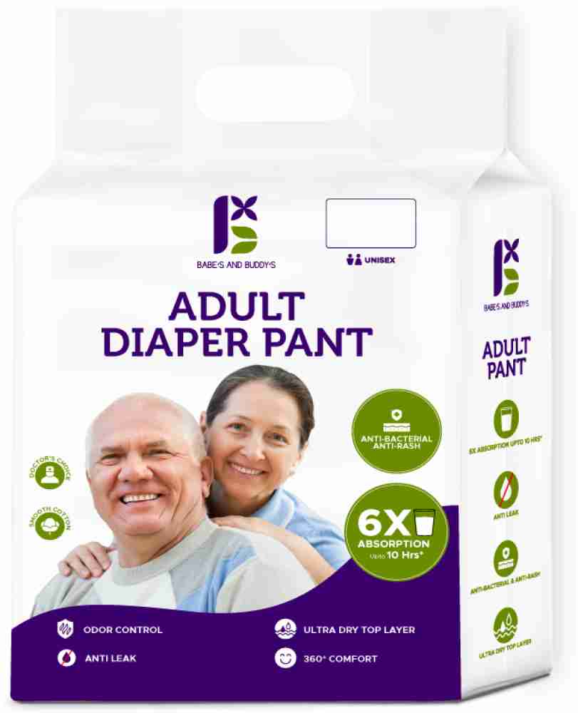 babe's and buddy's Adult Diaper Pant Adult Diapers - M - Buy 15