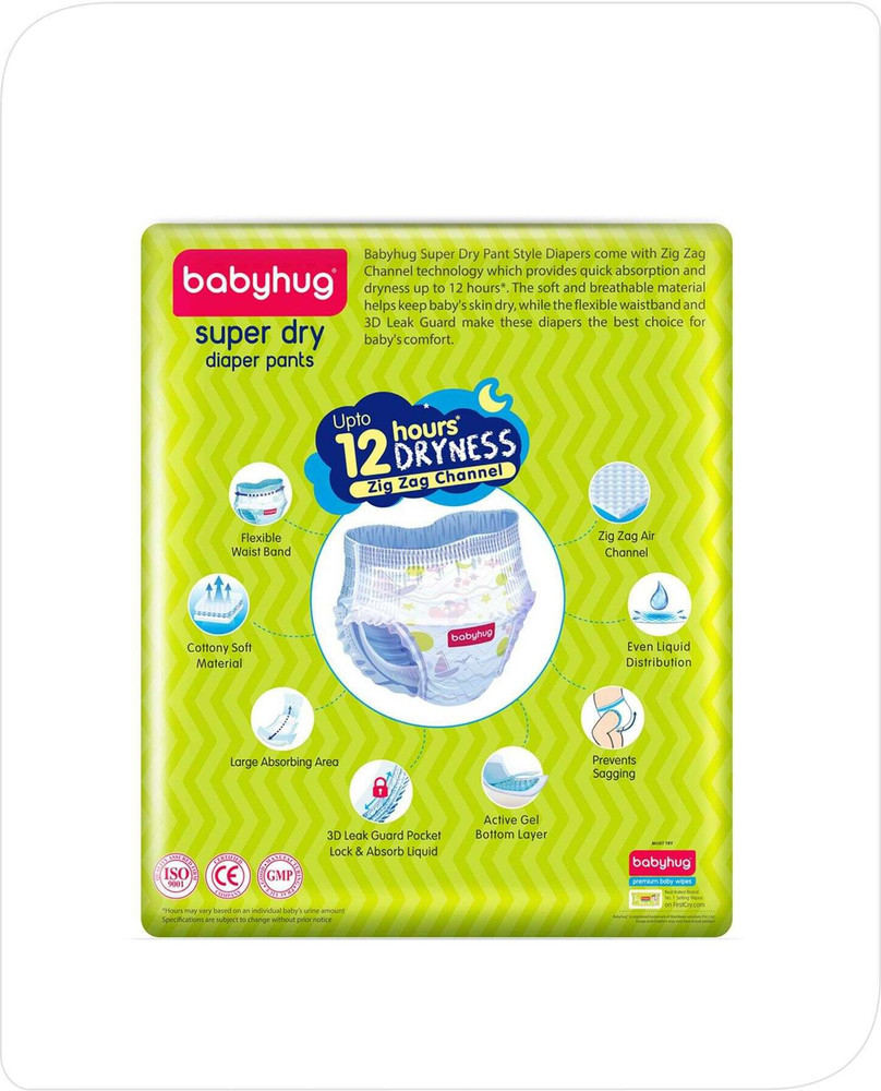 babyhug Baby Pants Diapers L 30 L