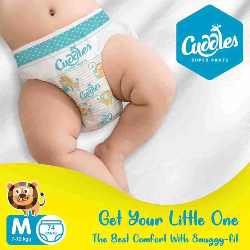 Cuddles - Super Pants Pant Style Diaper - M - Buy 74 Cuddles - Super Pants  Top Sheet : Non-Woven Polypropylene Pant Diapers for babies weighing < 12  Kg