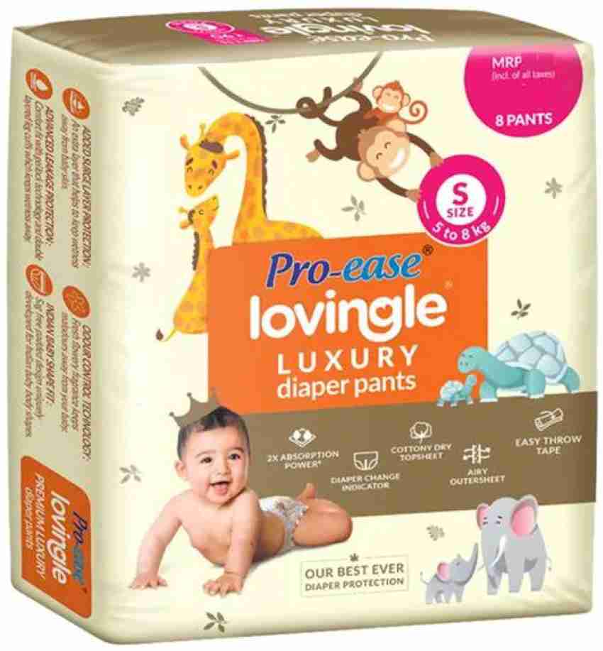 Plain Pro Ease Lovingle Luxury Diaper Pants, Packaging Size: Medium at Rs  250/packet in Guwahati