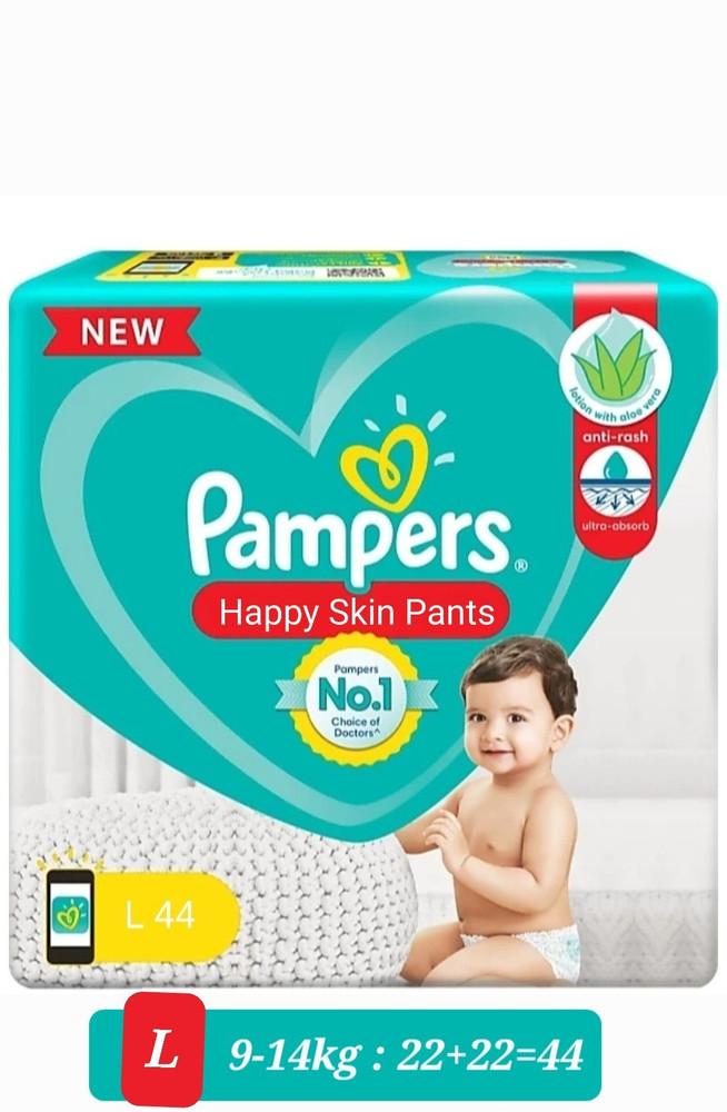 Pampers l deals size diaper pants