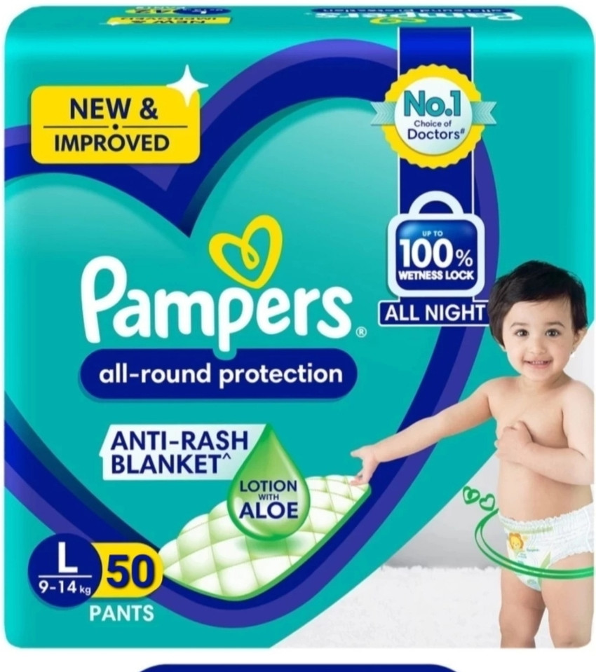 Pampers Kids Daiper For all round Protection With Aloe Vera