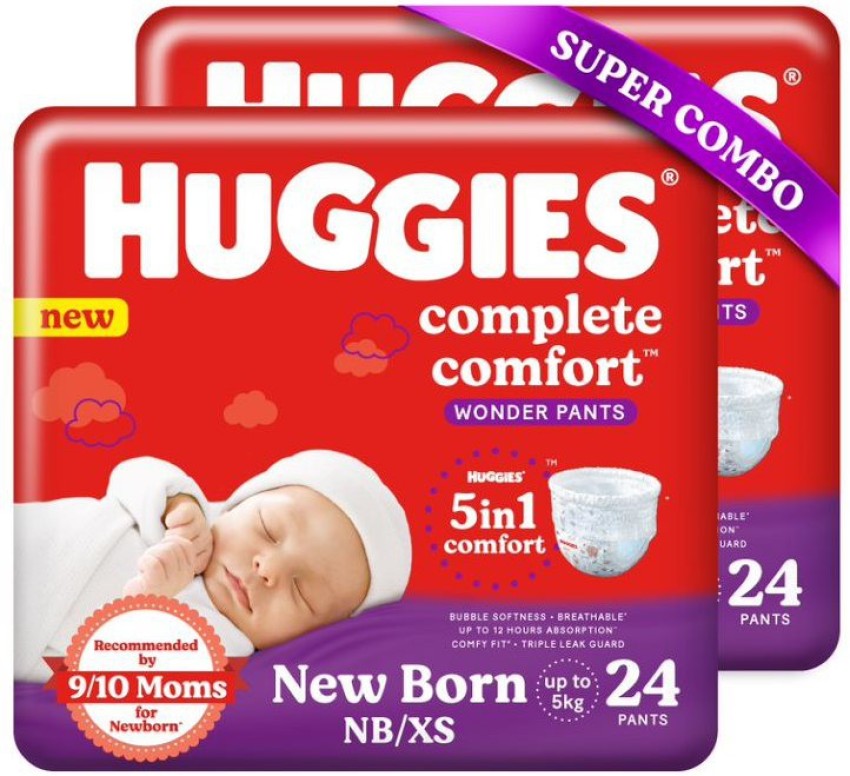 Buy Huggies Wonder Pants Complete Comfort M (7-12 kg) Pack Of 76 Online |  Flipkart Health+ (SastaSundar)