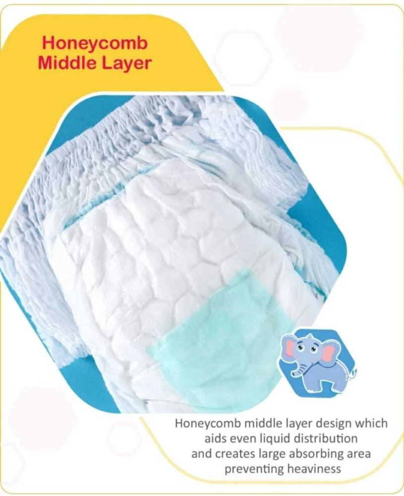 babyhug Advanced Pant Style Diaper- Medium (76 pieces) (Pack Of 2