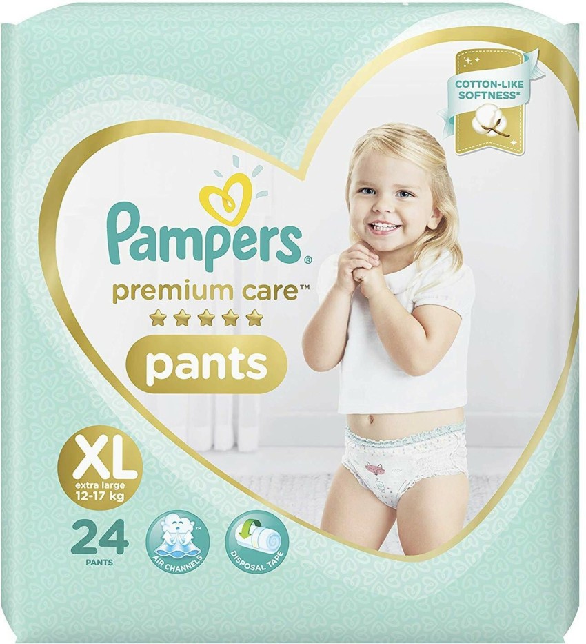 Pampers Premium Care Pants Diapers XLarge 24 Count  XL  Buy 24 Pampers  Pant Diapers  Flipkartcom